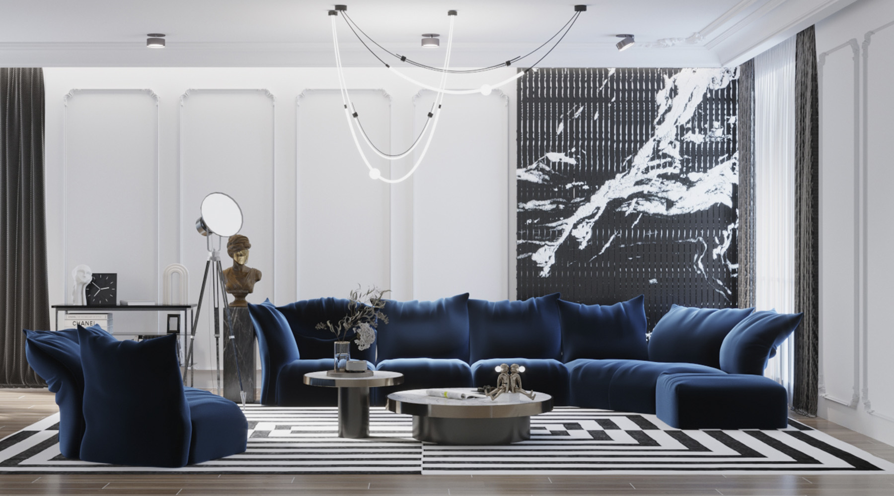 Modern Cozy Living Room