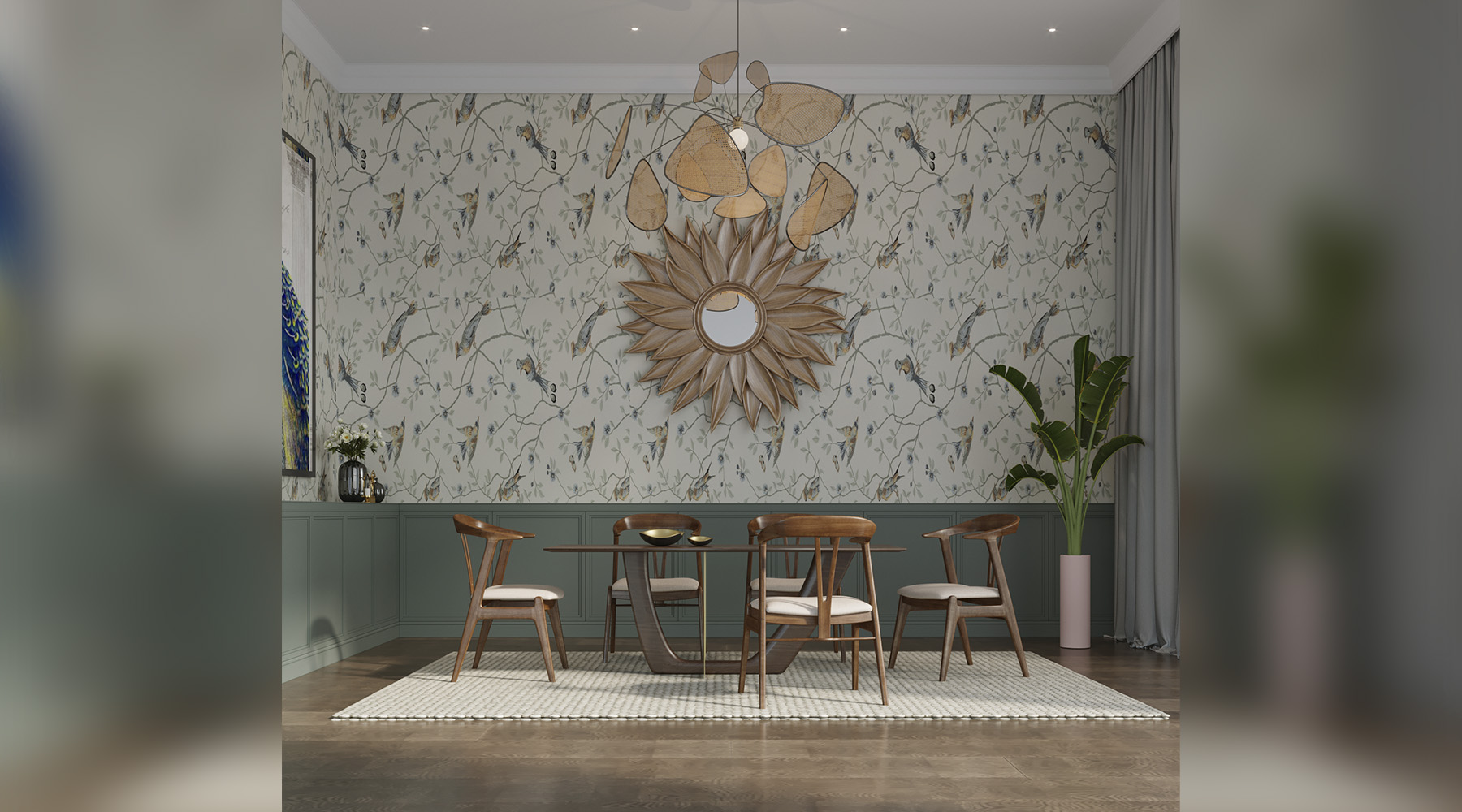 Modern Traditional Dining Room