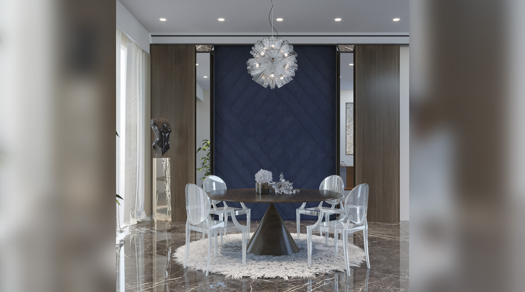 Eternity Modern (Ghost Style Dining)
