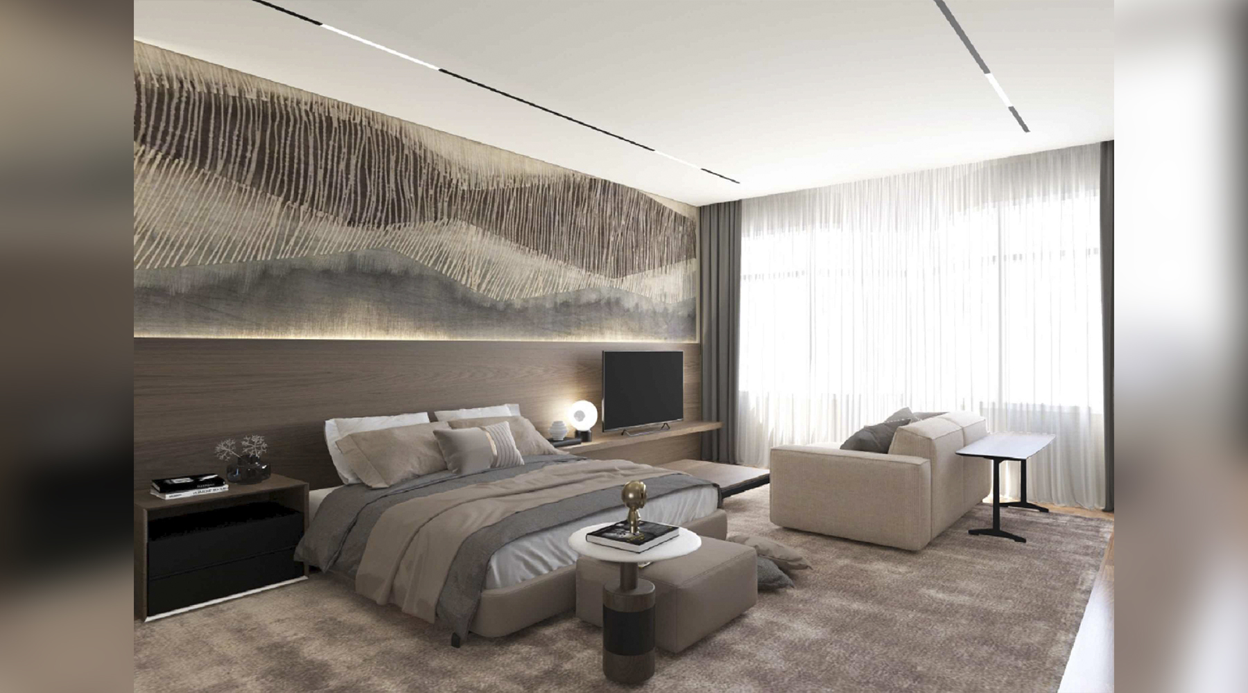 Modern Masculine Bedroom